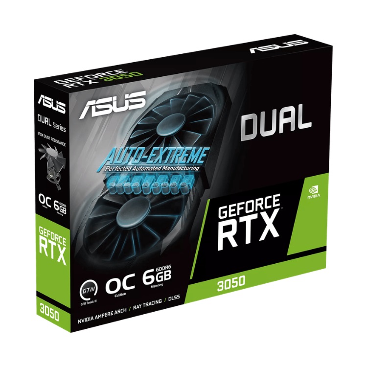 Dual GeForce RTX 3050 6GB