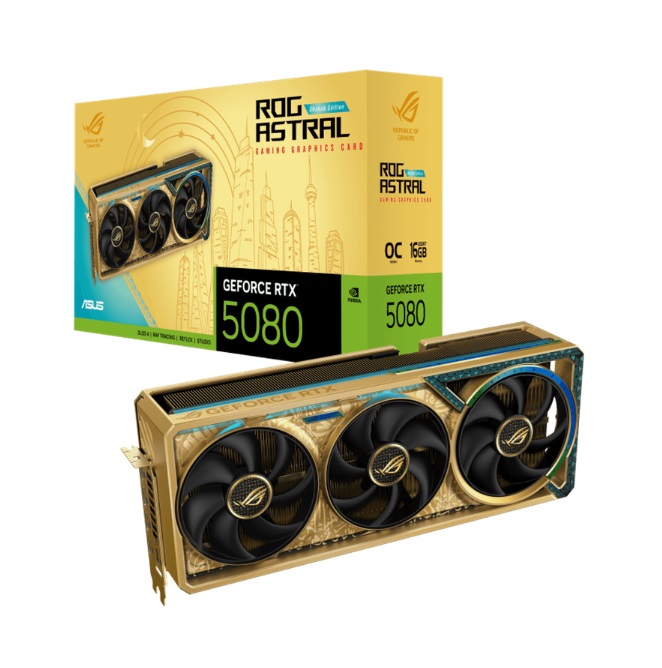 ROG Astral Dhahab GeForce RTX 5080 16GB