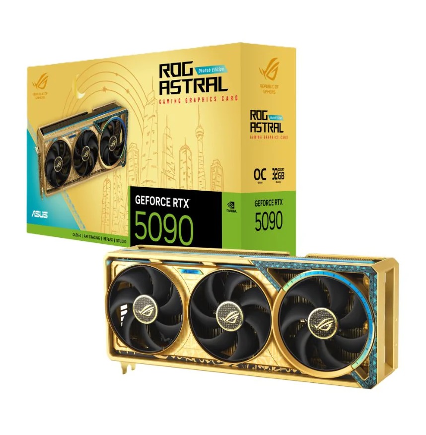 ROG Astral Dhahab GeForce RTX 5090 D 32GB
